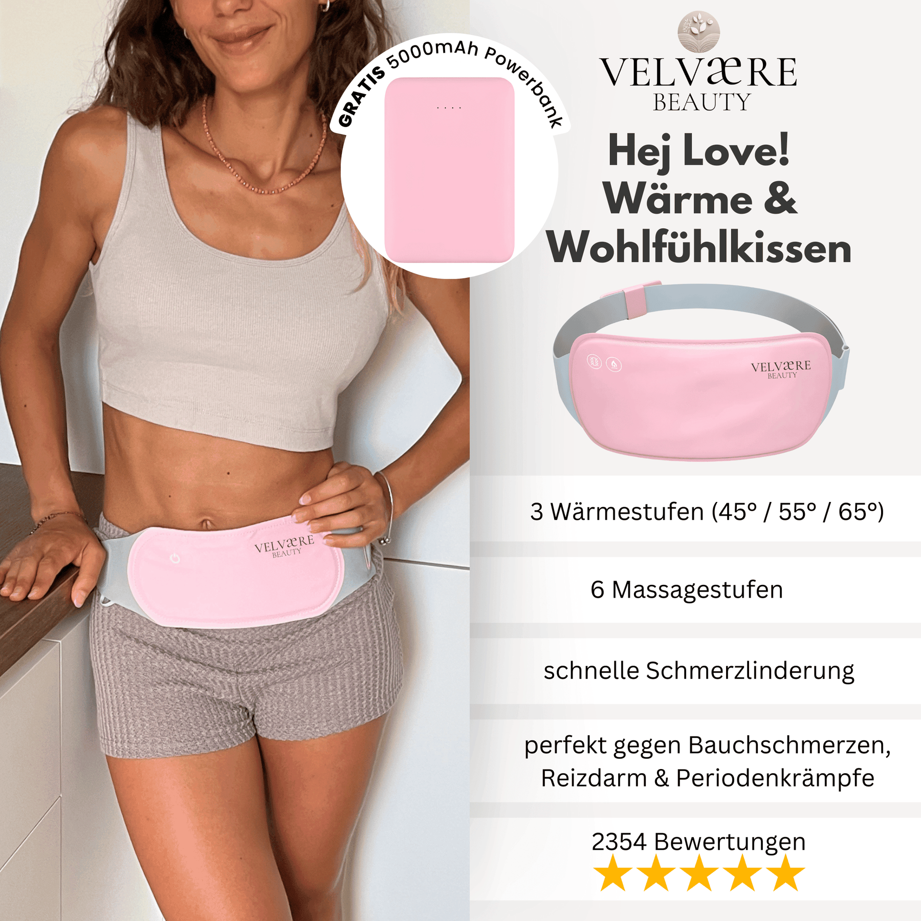 Hej Love! Das virale Wärme- & Wohlfühlkissen - Velvære