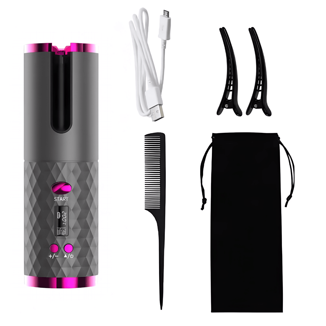 HairCurl Perfect -Automatischer Lockenwickler mit 6 Hitzestufen – Für langanhaltende & glänzende Locken - Velvære