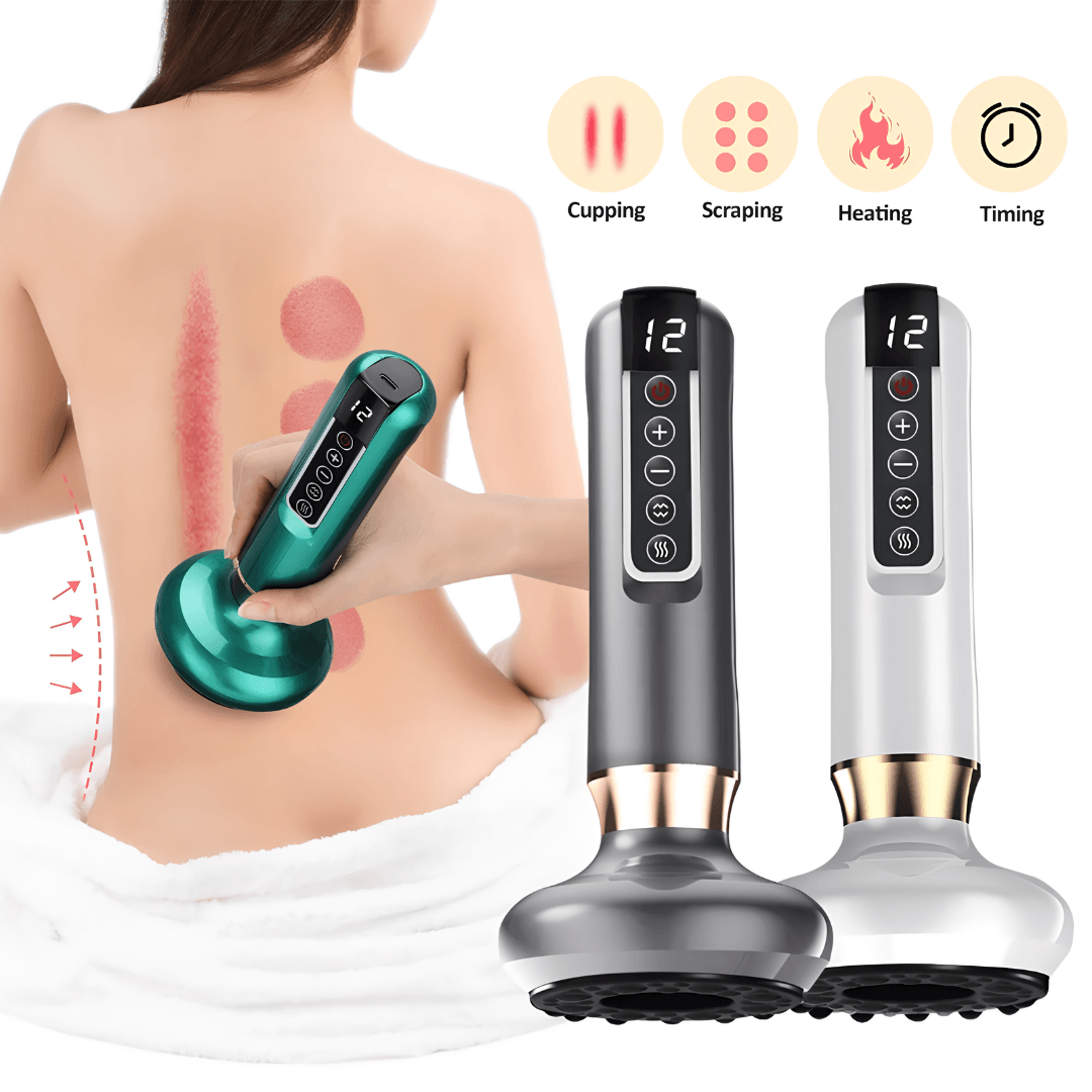 RevitaCupping – Elektrisches Vakuum Schröpf- & Massagegerät – Anti-Cellulite, Hautstraffung & Lymphdrainage - Velvære