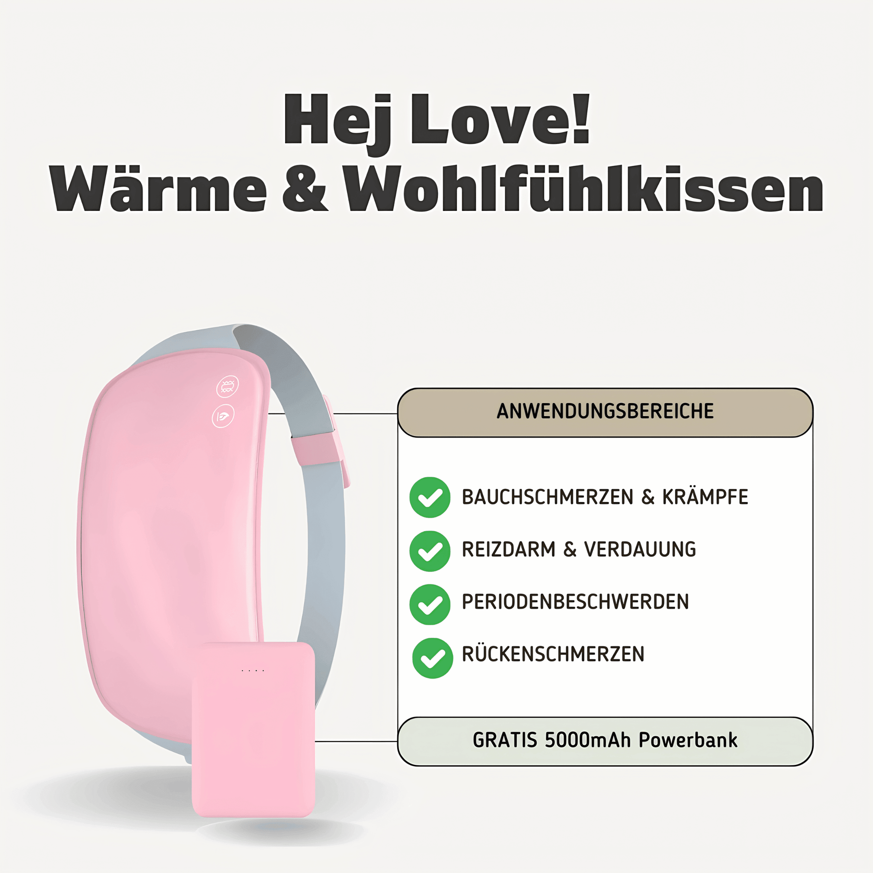 Hej Love! Das virale Wärme- & Wohlfühlkissen - Velvære