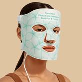 AuraGlow Premium Gesichtsmaske - LED Lichttherapie - LED 8 Farben Nahinfrarot-Therapie, Anti-Aging, Anti-Falten, Anti- Akne - Velvære