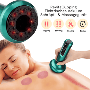 RevitaCupping – Elektrisches Vakuum Schröpf- & Massagegerät – Anti-Cellulite, Hautstraffung & Lymphdrainage - Velvære