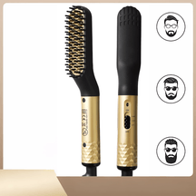 HeatMaster – 2-in-1 Bart- & Haarglättungsbürste für Männer – Perfektes Styling für alle Haartypen - Velvære