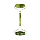 Jade Gua Sha & Roller - für Gesichtsmassage – Hautstraffung, Durchblutungsförderung & Lymphdrainage - Velvære