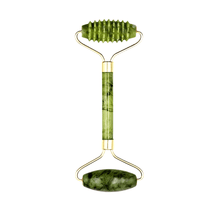 Jade Gua Sha & Roller - für Gesichtsmassage – Hautstraffung, Durchblutungsförderung & Lymphdrainage - Velvære