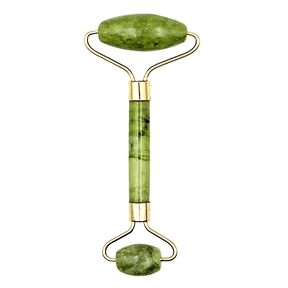 Jade Gua Sha & Roller - für Gesichtsmassage – Hautstraffung, Durchblutungsförderung & Lymphdrainage - Velvære