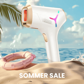 LumiFlash Premium IPL Haarentfernungsgerät für glatte Haut – entfernt Haare dauerhaft - ideal für empfindliche Haut & alle Körperbereiche