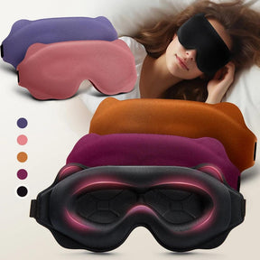 PureSleep Max – 3D-Augenmaske mit atmungsaktivem Material – Maximale Dunkelheit, ultraweich & für empfindliche Haut - Velvære