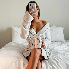 SkinPure Pro - Premium IPL Haarentfernungsgerät für glatte Haut – dauerhafte Haarentferung ideal für empfindliche Haut & alle Körperzonen