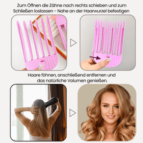 RootLift - Haarwurzel-Volumenclip für sofortiges Ansatzlifting – Haarvolumen ohne Hitze, für langes & kurzes Haar - Velvære